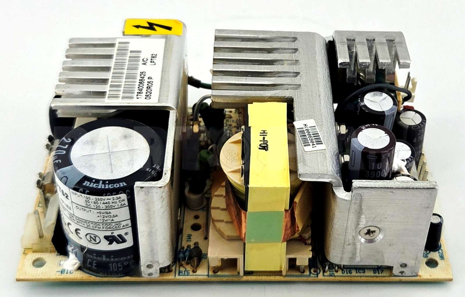 Astec LPT62 Power Supply, AC-DC Converter, 60W – 80W, 85VAC – 264VAC, Open Frame