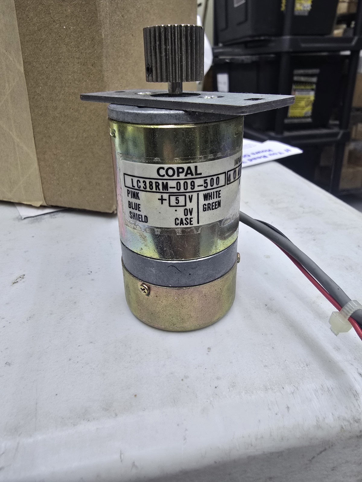 Copal DC Servo Motors with Encoder Feedback LC38RM-009-500 12FM