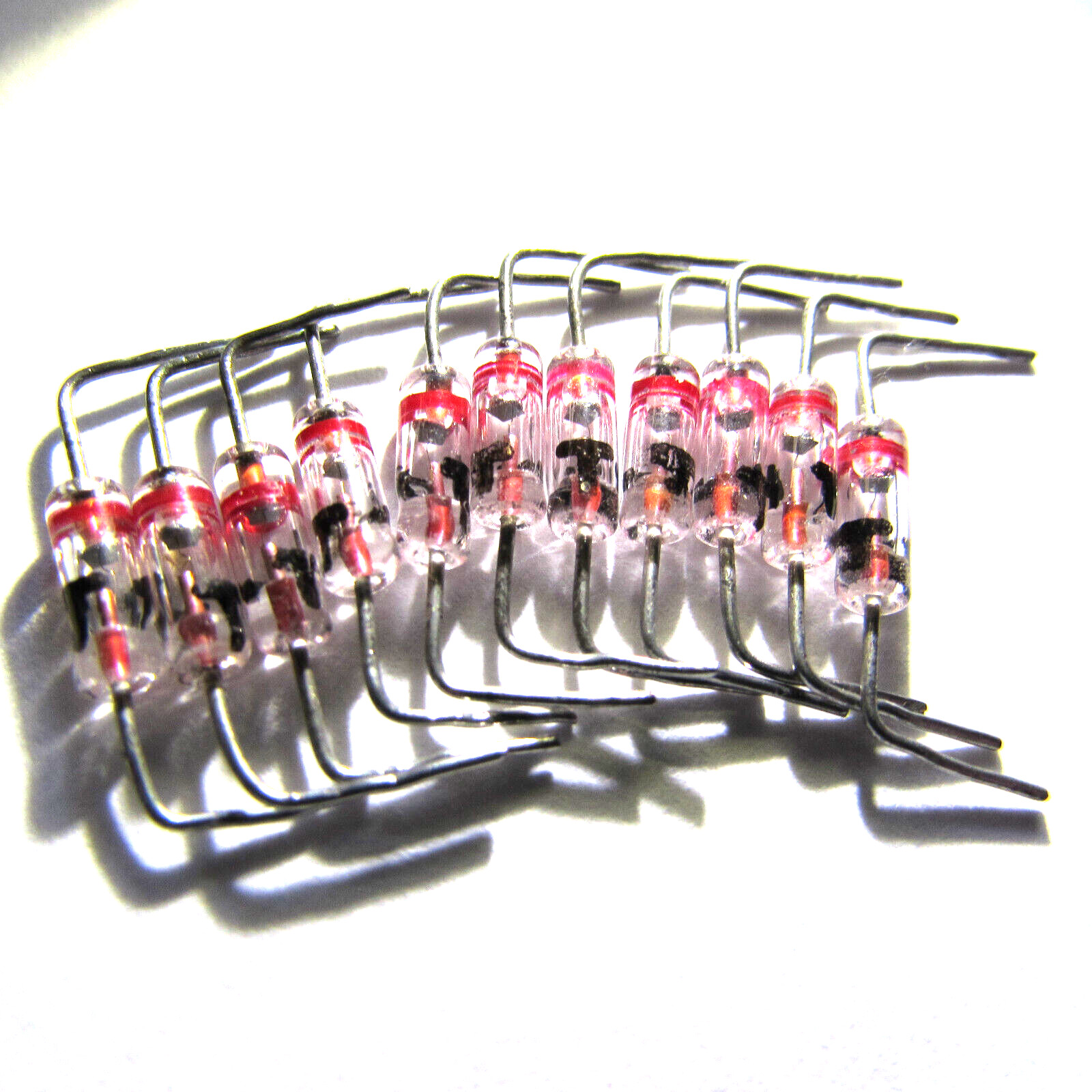 1N34 Transitron Germanium GOLD BONDED Diodes Typical 0.235 to .250V Breakdown 10
