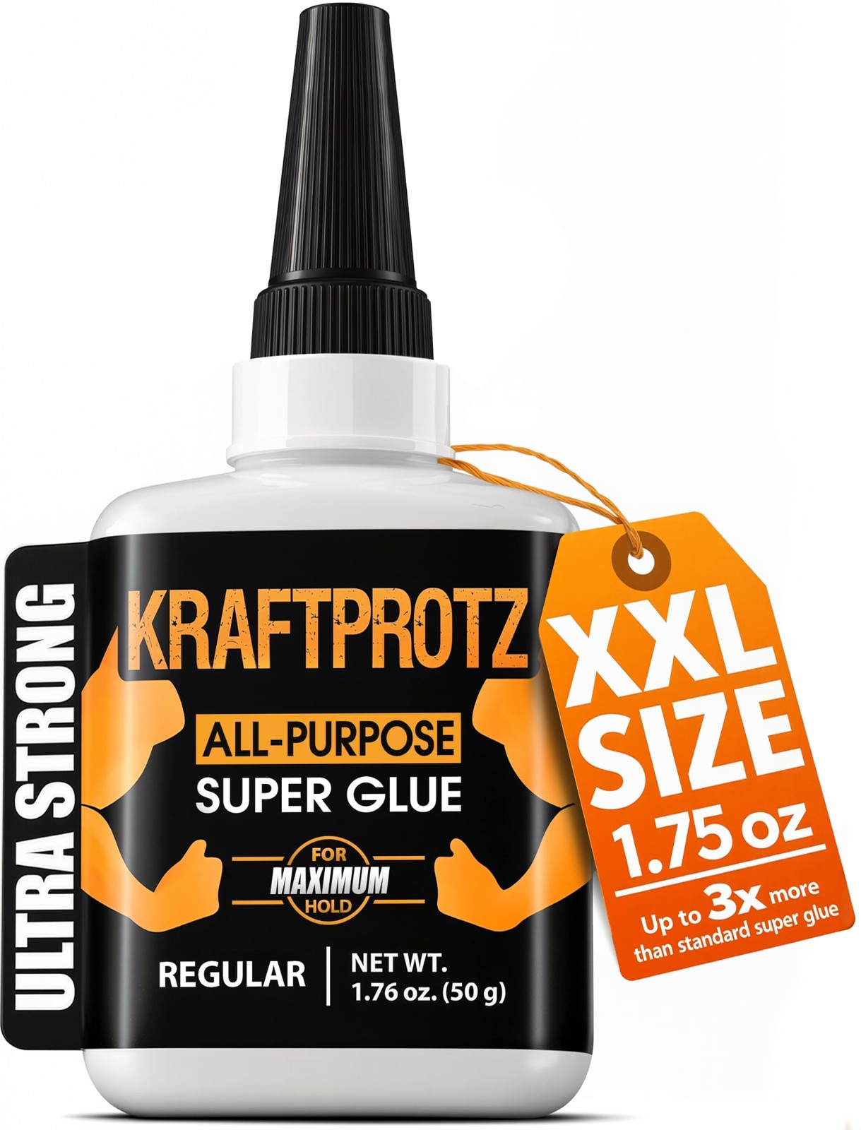 Super Glue XXL Value Size (1.76oz) All Purpose Liquid Adhesive 1.76oz, Clear