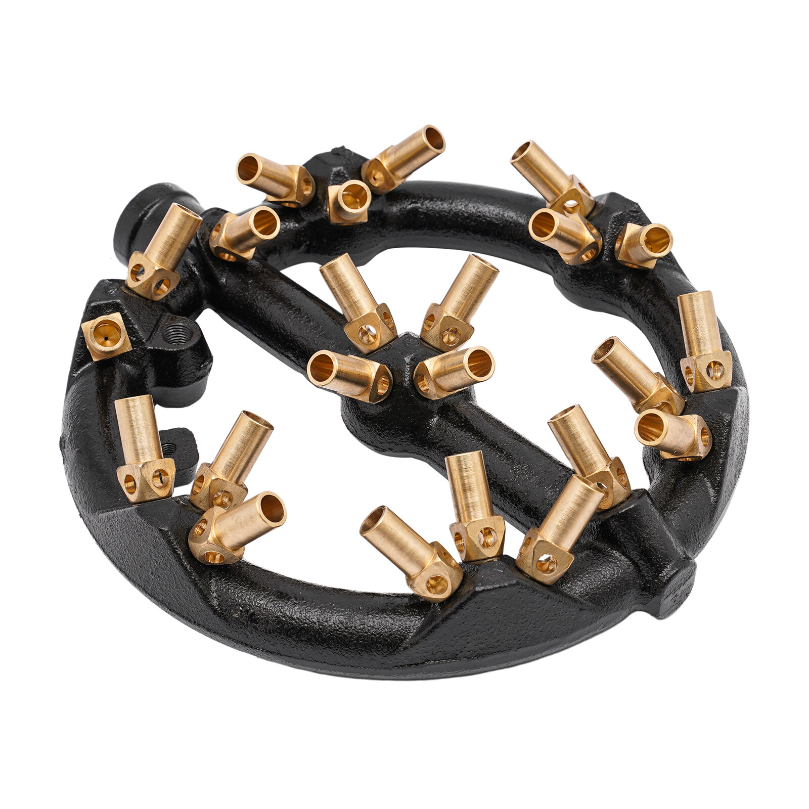 Jet Burner with 23 Heads Tips of Natural Gas Intake Chinese Wok Range Pot 65mm