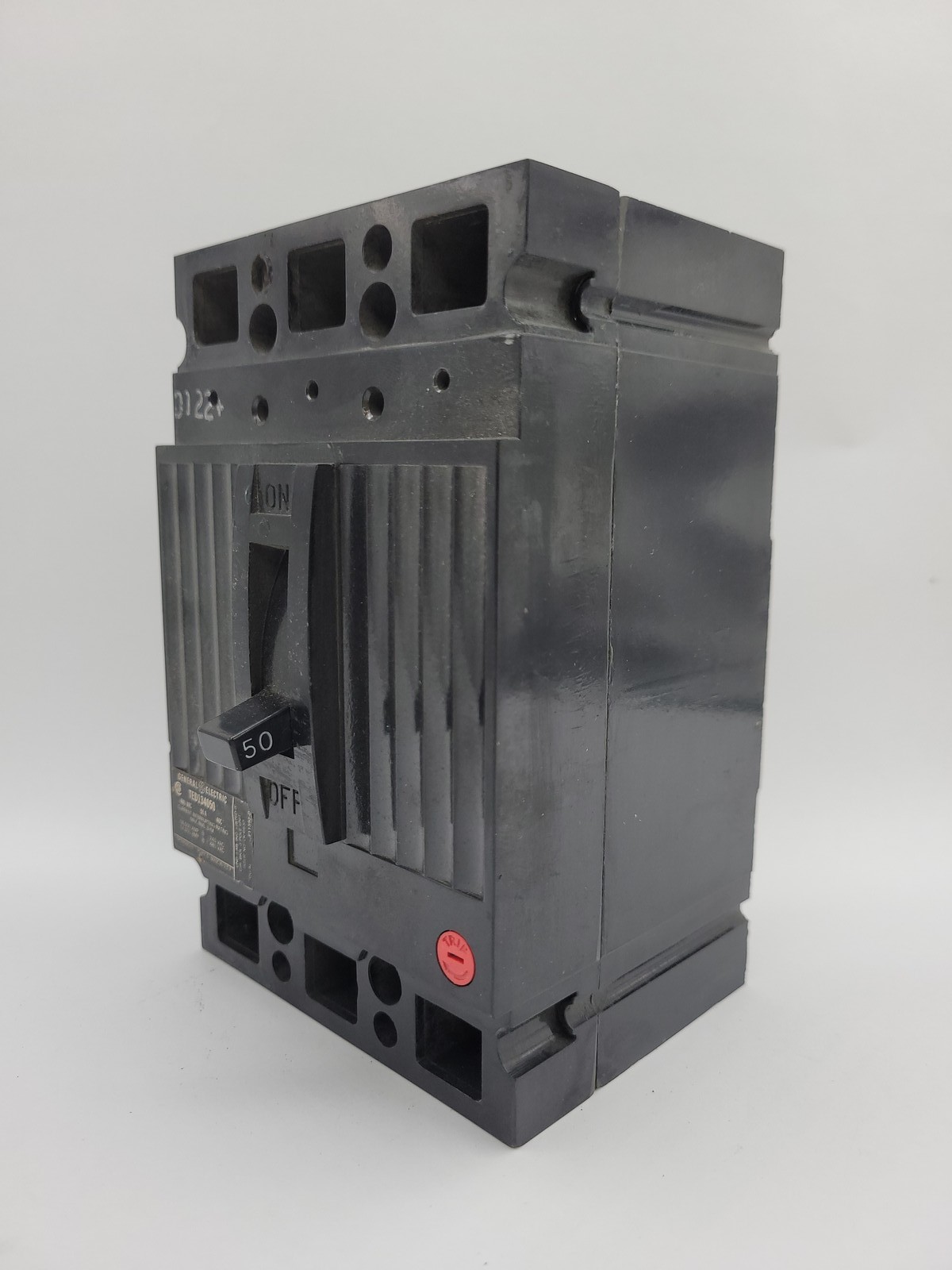 General Electric TED134050 Bolt-On Circuit Breaker 50A 3P 3PH 480V 14KA TED