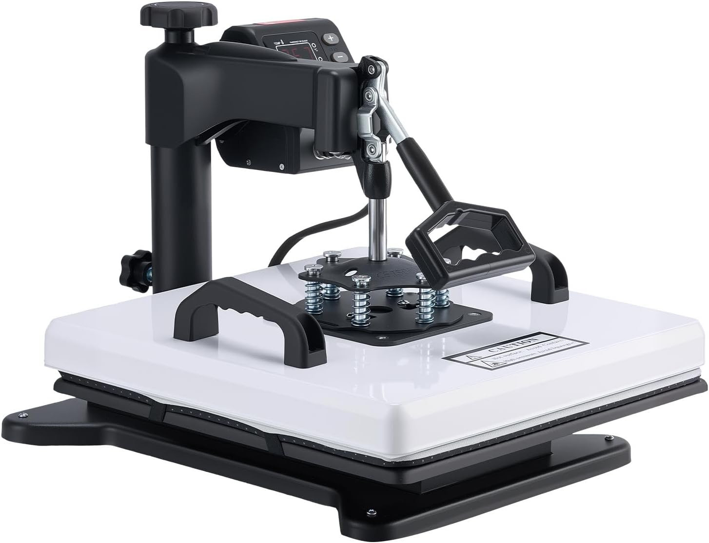 Heat Press Machine, 15 X 15 In, 2-In-1 Multifunction, 360° Swing Away, 1200W Dou