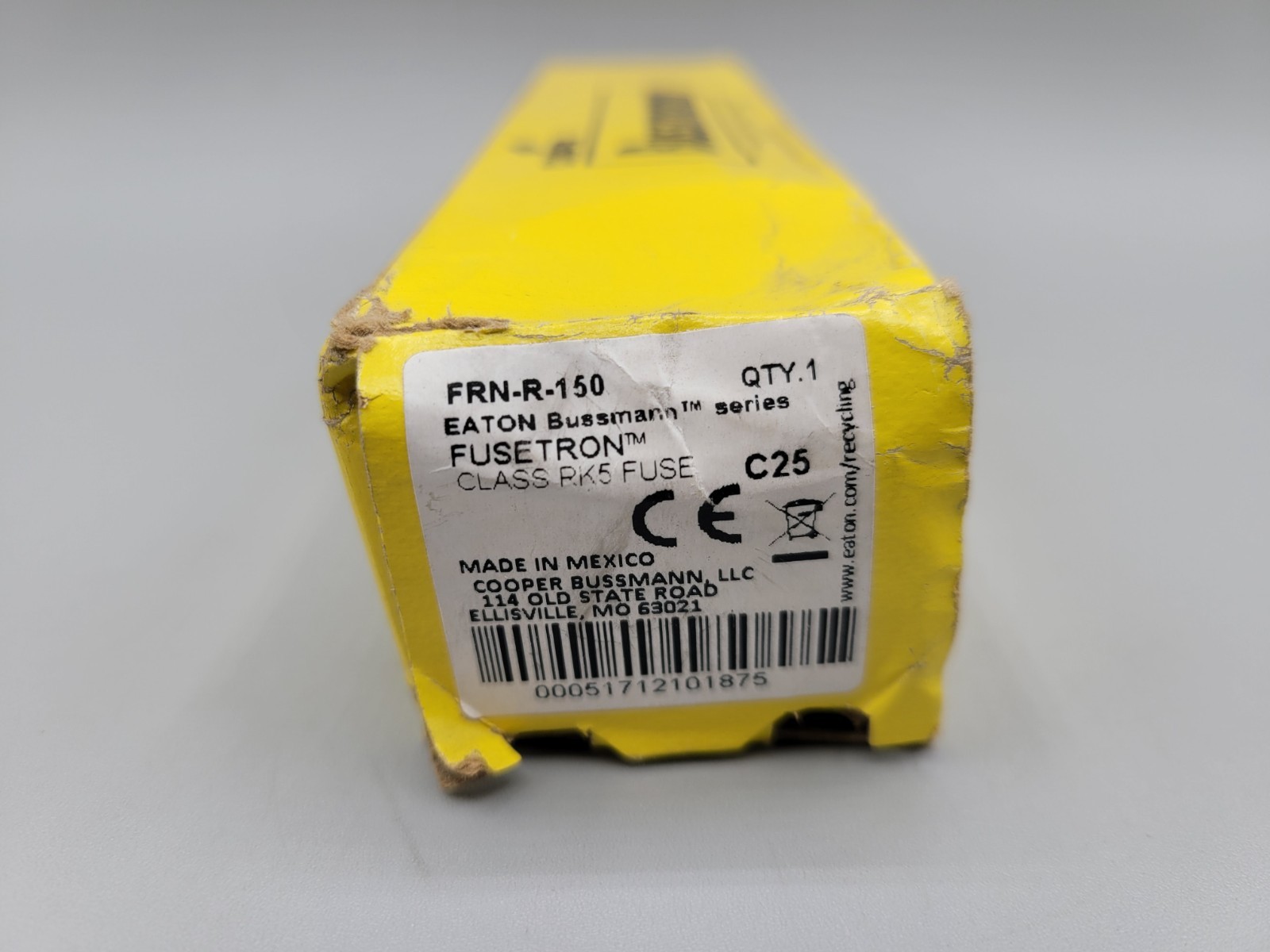NEW Cooper Bussmann FRN-R-150 150A 125VAC/250VAC Dual Element Fuse Green