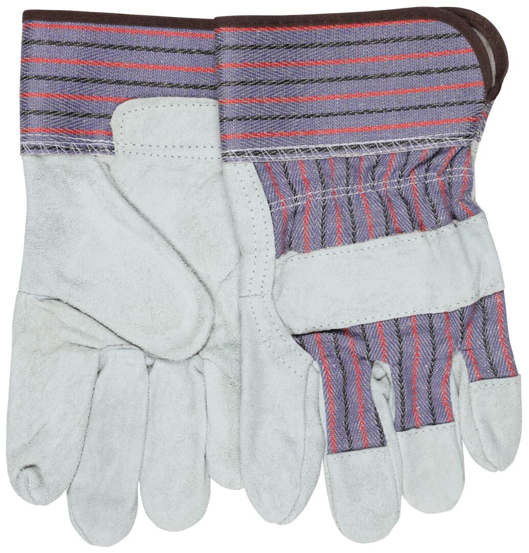 MCR Safety Leather Palm Work Glove, 2-1/2″ Safety Cuff, 1300