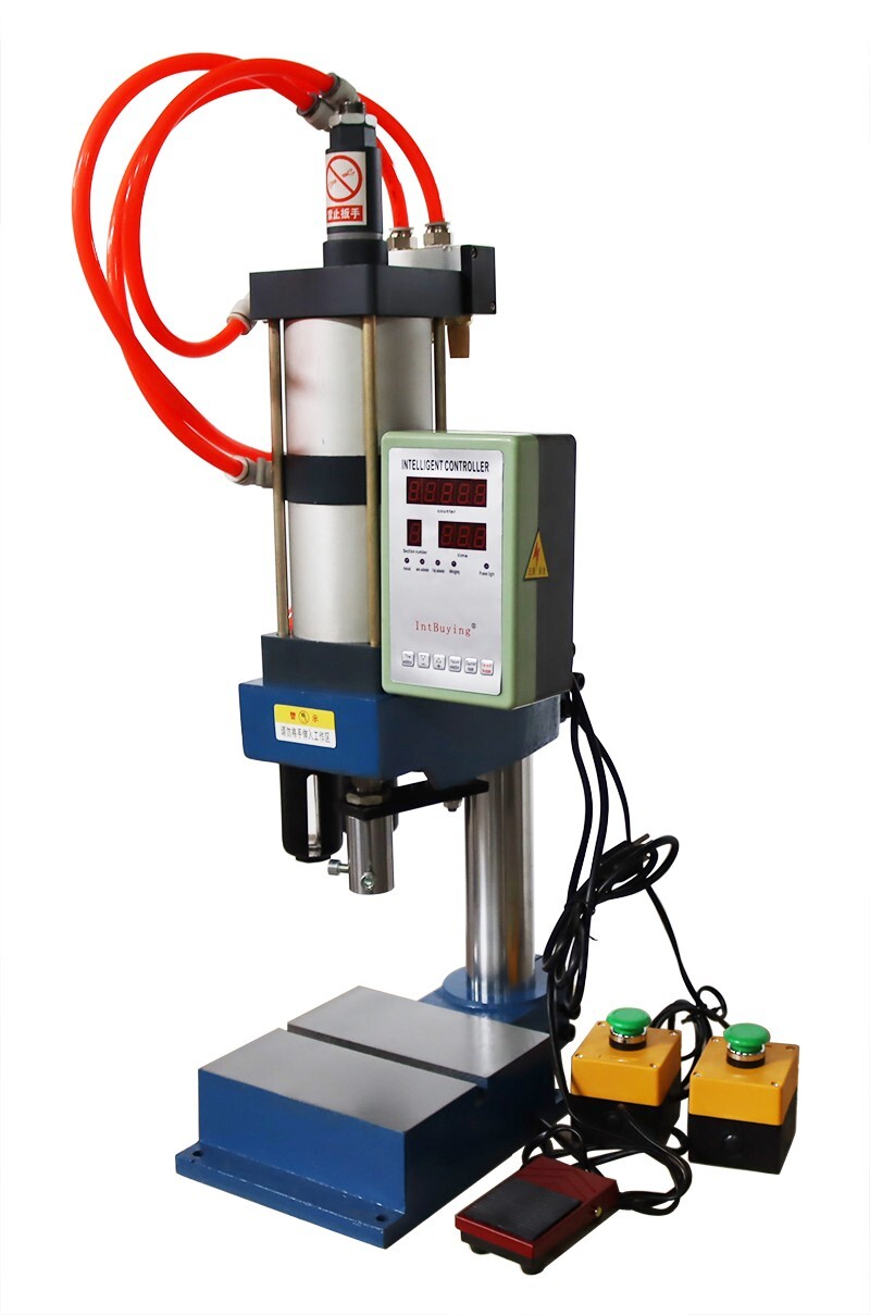 2205lbs/1000kg 110V Two Manual Mode Pneumatic Punch Press Machine T-shaped Slot