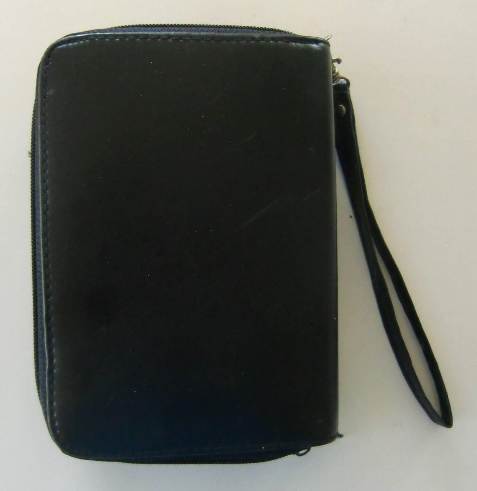 Six Ring Monthly/Weekly black leather planner