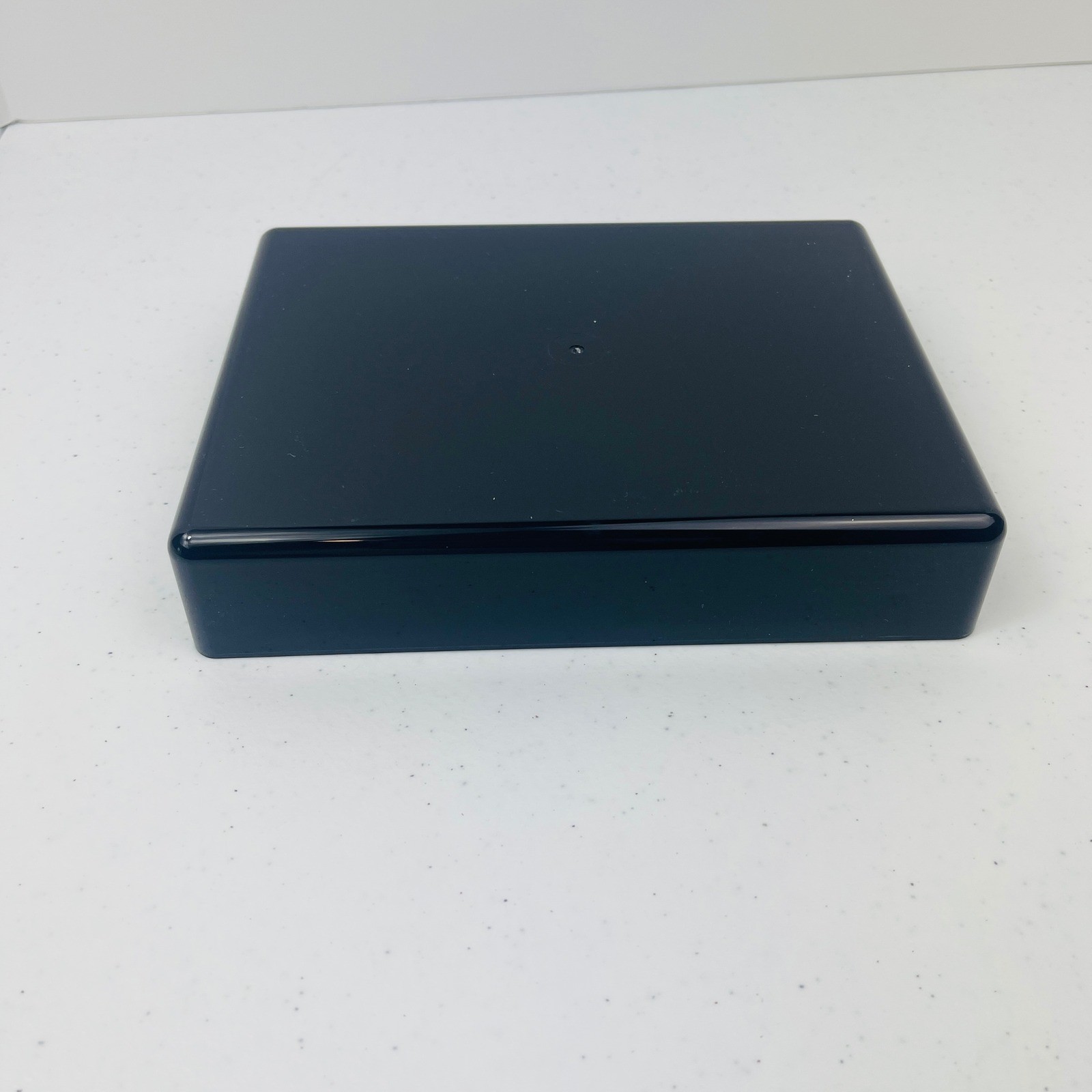 Marc Jacobs Men Black Acrylic Valet Tray Catchall Desk Organizer Minimalist