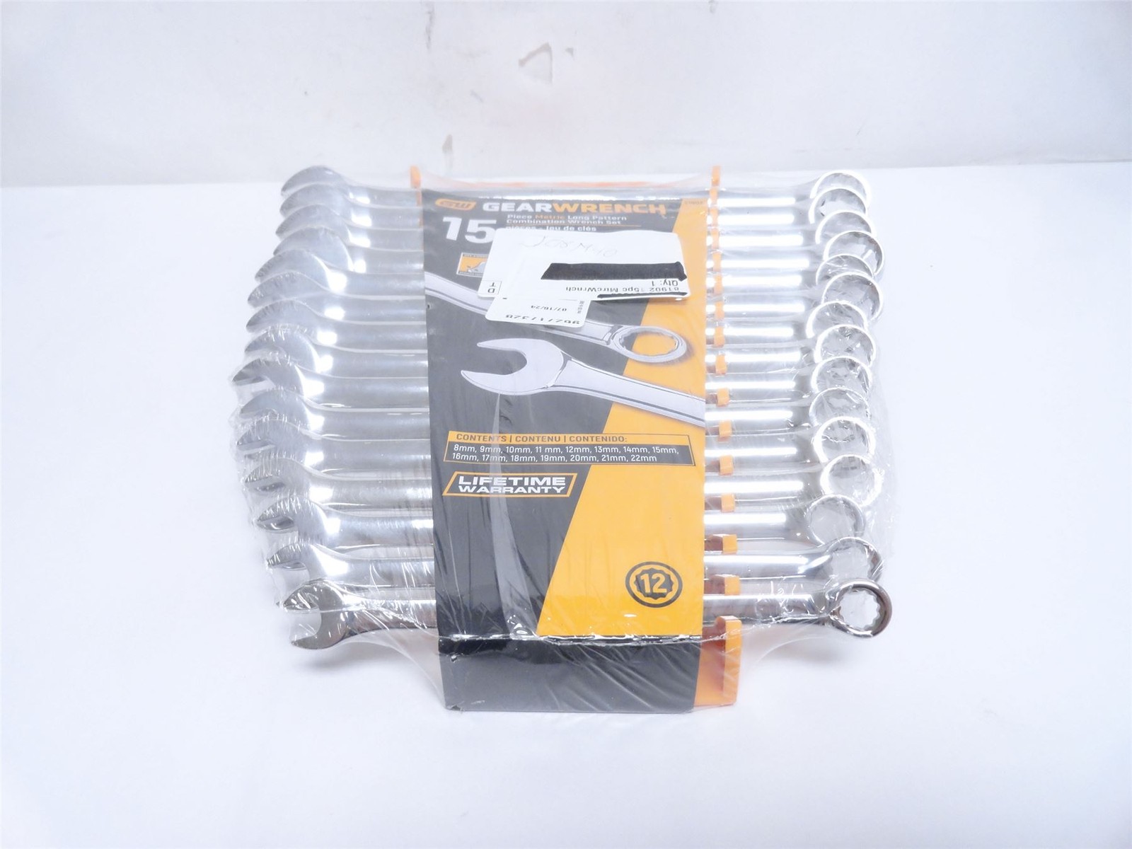 249470 New-No Box; Apex Tools 81902 Metric Combination Wrench Set; Long Pattern