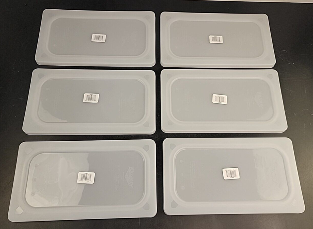 (6 Pack) Vollrath 52432 Super Pan V 1/3 Size Flexible Steam Table Hotel Pan Lid