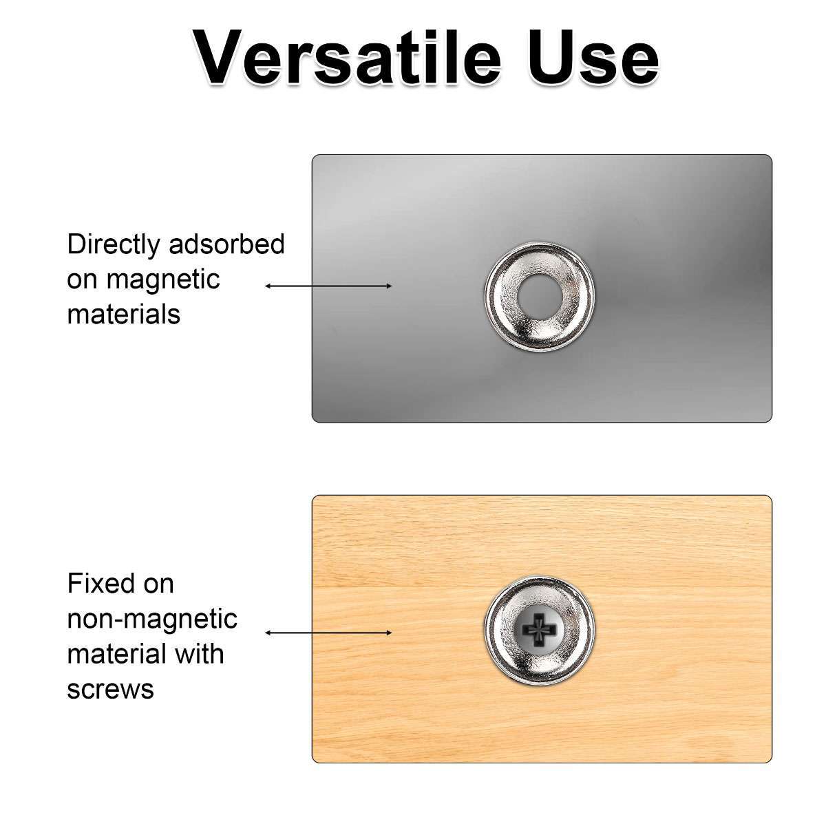 10-100Pcs Strong Countersunk Ring Magnets 10*3mm 4mm Hole Rare Earth Neodymium