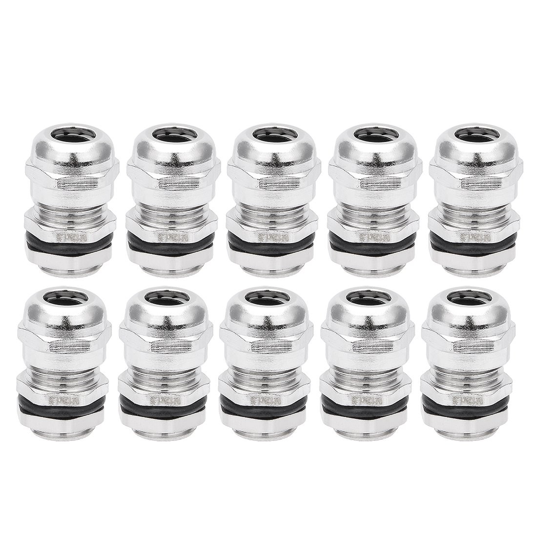 Cable Gland M12 Metal Waterproof Glands Joints Adjustable Connector for 3-6.5mm