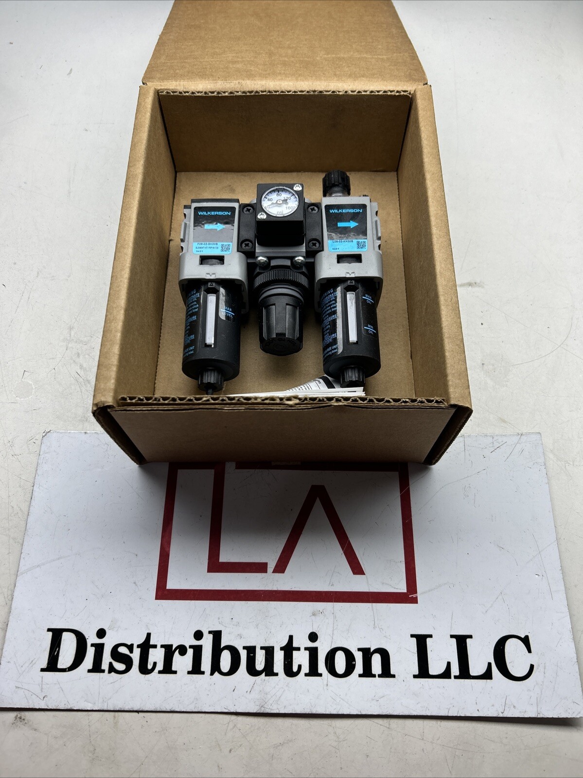Wilkerson C08-02-Fkg0b Filter/Regulator/Lubricator,3 Pcs.