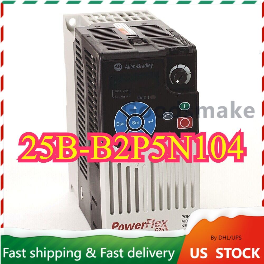 Brand New Allen-Bradley 25B-B2P5N104 SER A PowerFlex 525 AC Drive 240V 0.4kW