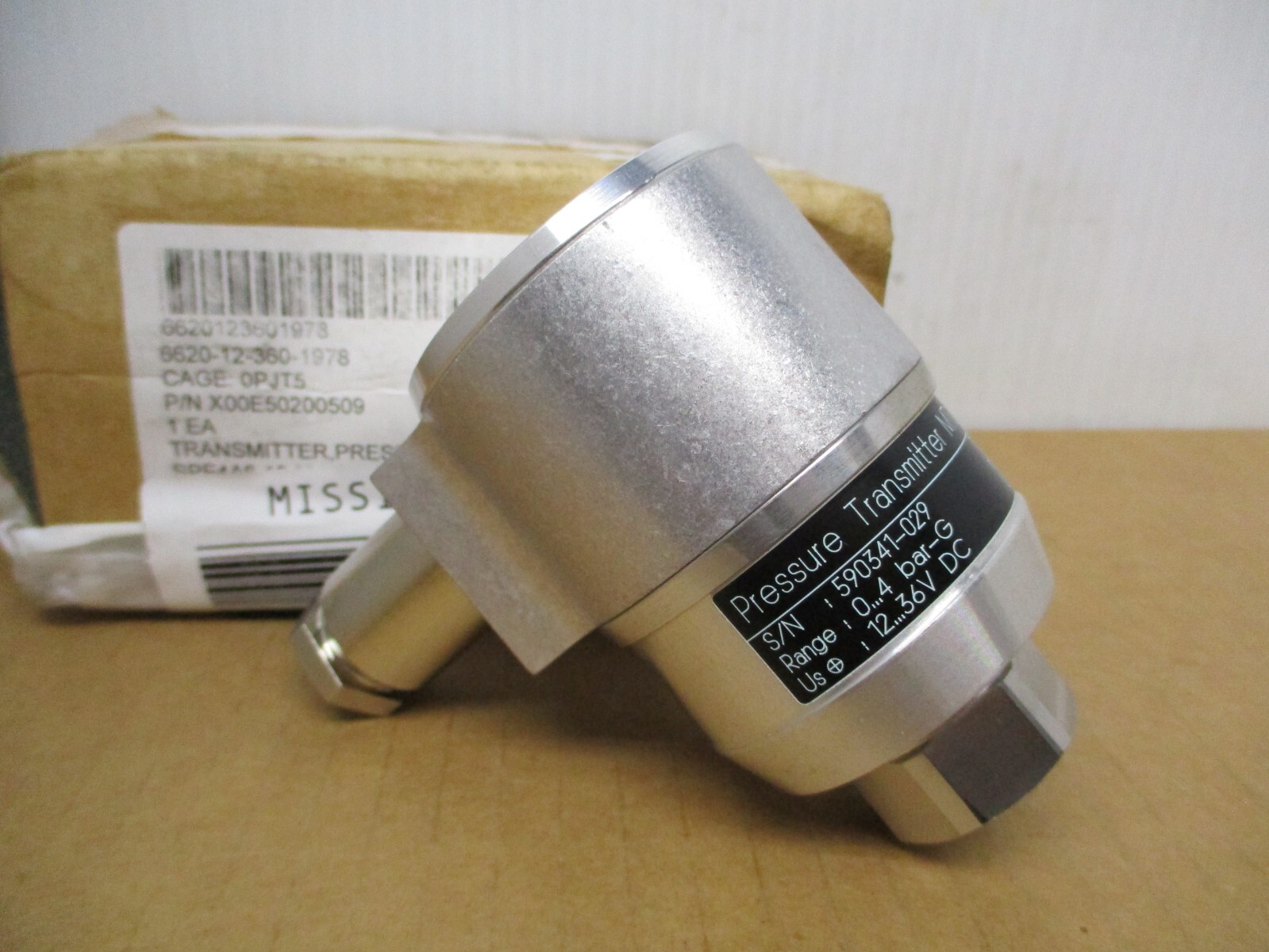 GENUINE MTU Diesel Engine Pressure Sensor Transmitter , X00E50200509