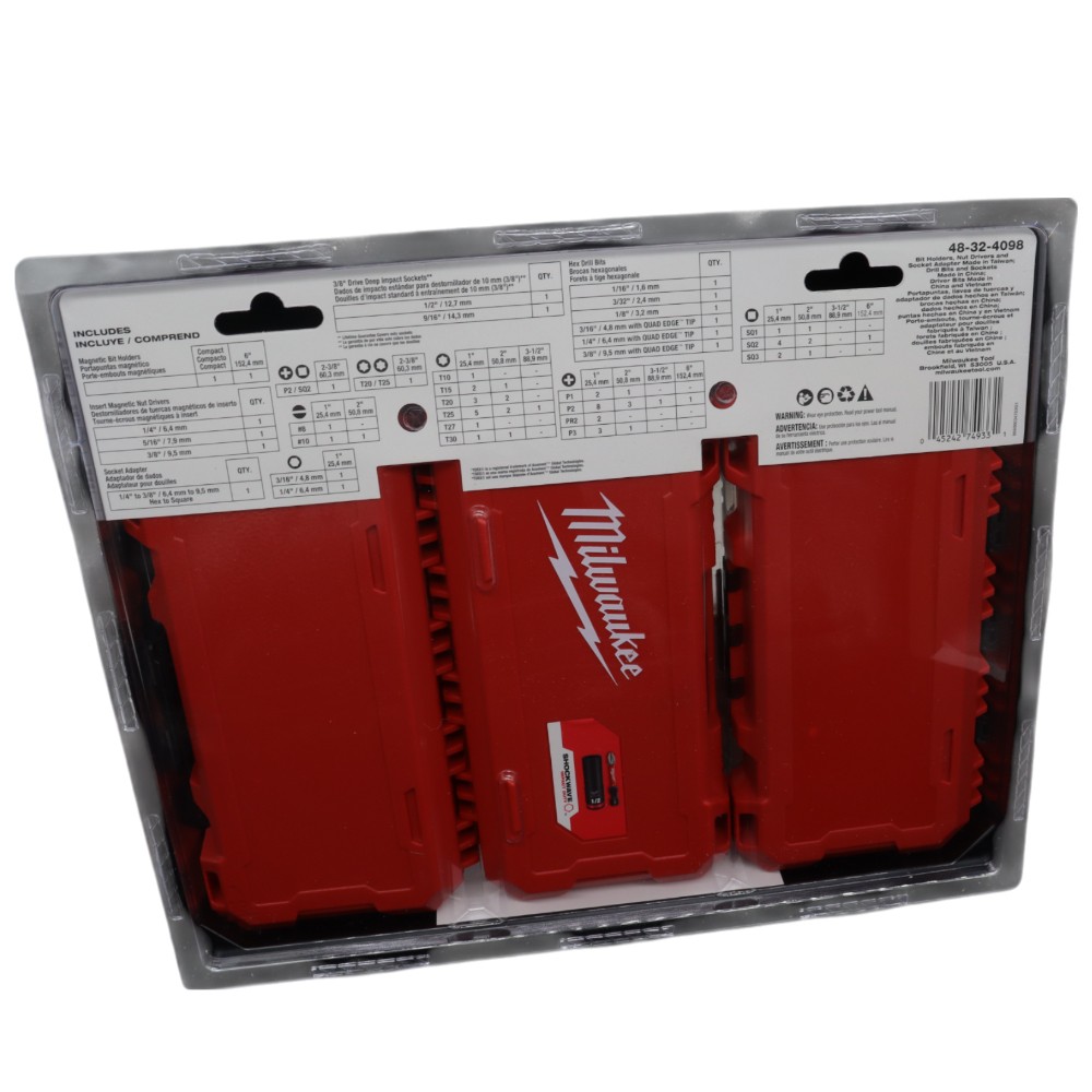 Milwaukee 48-32-4098 Impact Duty Drill, Drive & Fasten Set