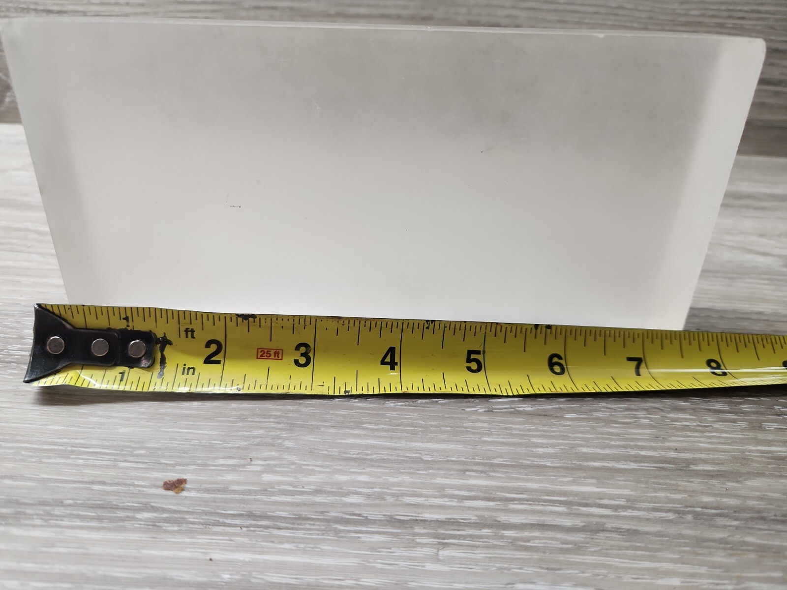 Plastic Block stock for machining projects ( Unknow Material) 7.5×3.5by 1‐3/8 “