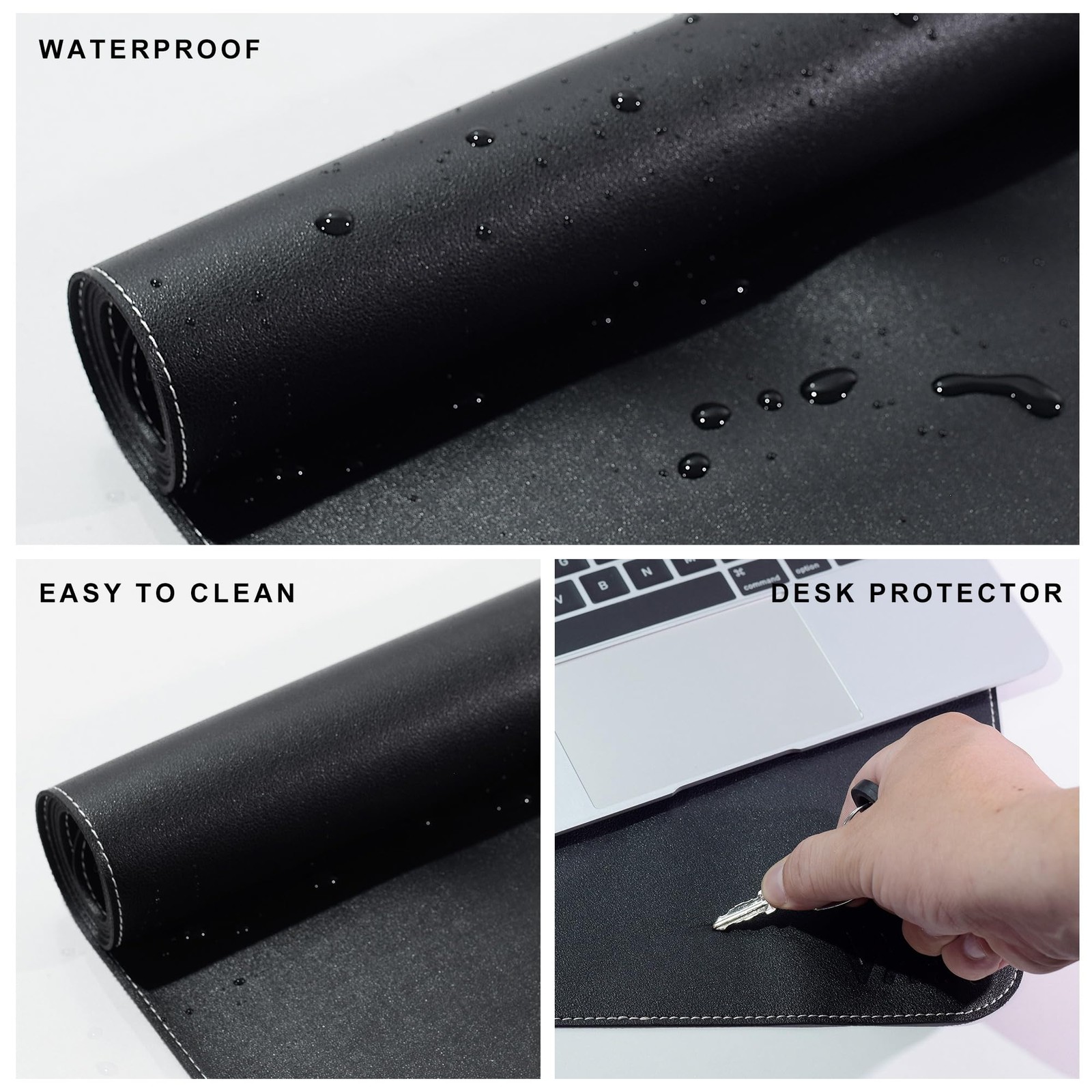 Vyaaa 59 X 28 Extra Large Leather Desk Mat Xxxl Desk Pad Protector Huge Mouse