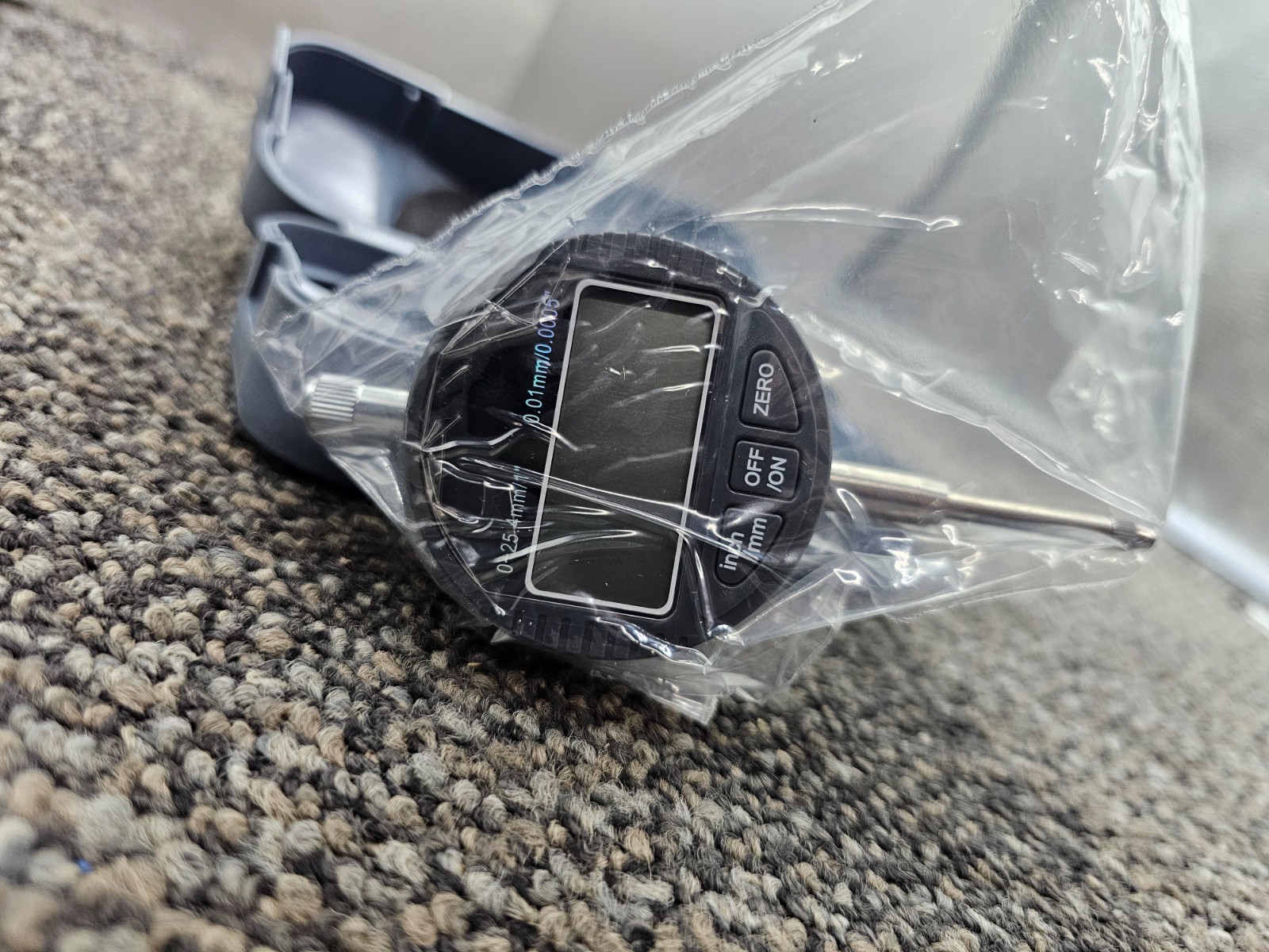 (QTY 2) AUTOUTLET TL155 Digital Dial Indicator 0-25.4mm/1″ 0.01mm/0.0005″