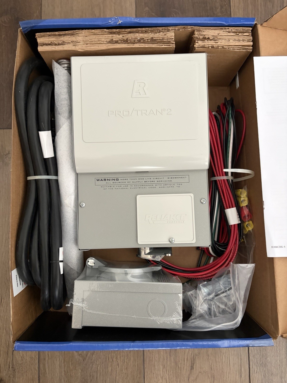 Reliance 30-Amp ProTran 2 Manual Transfer Switch Pre Wired 6-Circuit Kit 306LRK