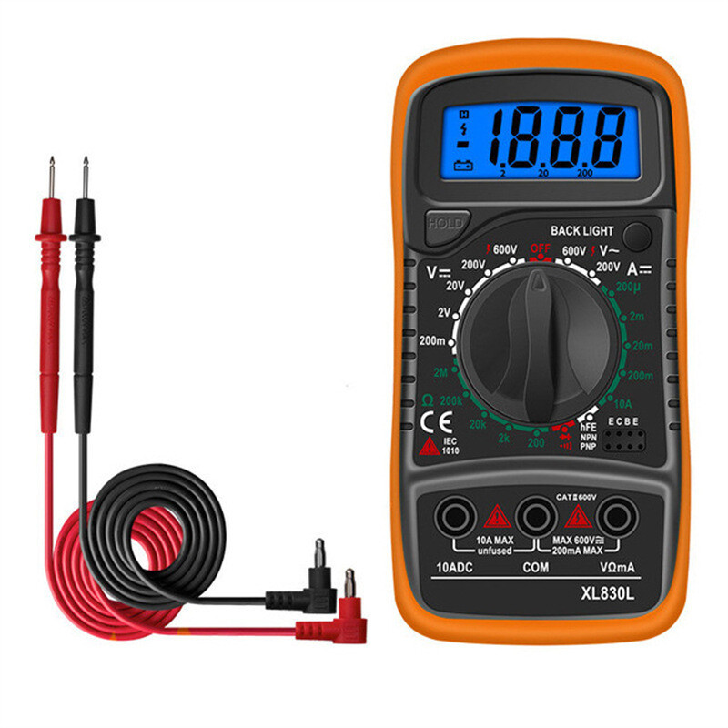 XL830L Digital Multimeter Handheld Multimeter Digital Beep Meter