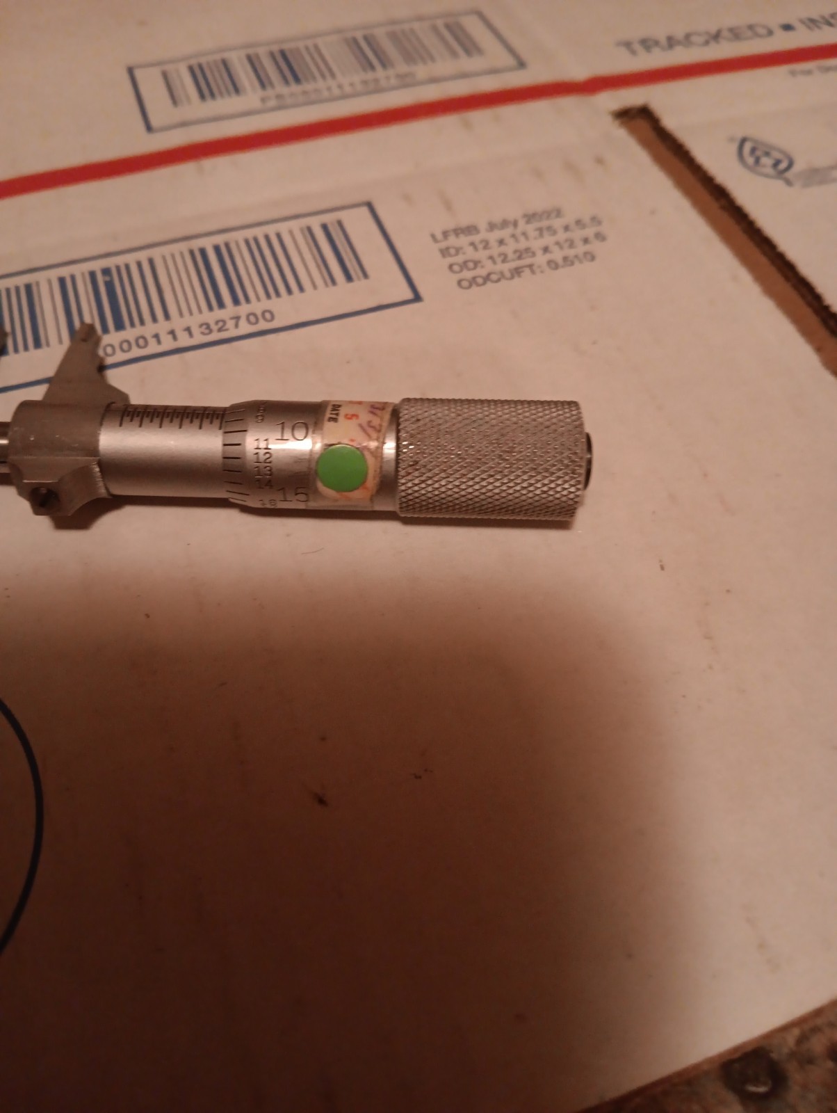 Starrett No. 700A inside micrometer .200″ to 1.200″ range .001”- Made in U.S.A.