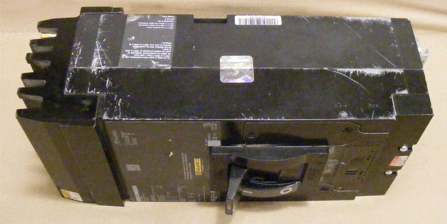 Used Square D LA26400BC 400A 2 Pole (42kAIC @240V) Breaker