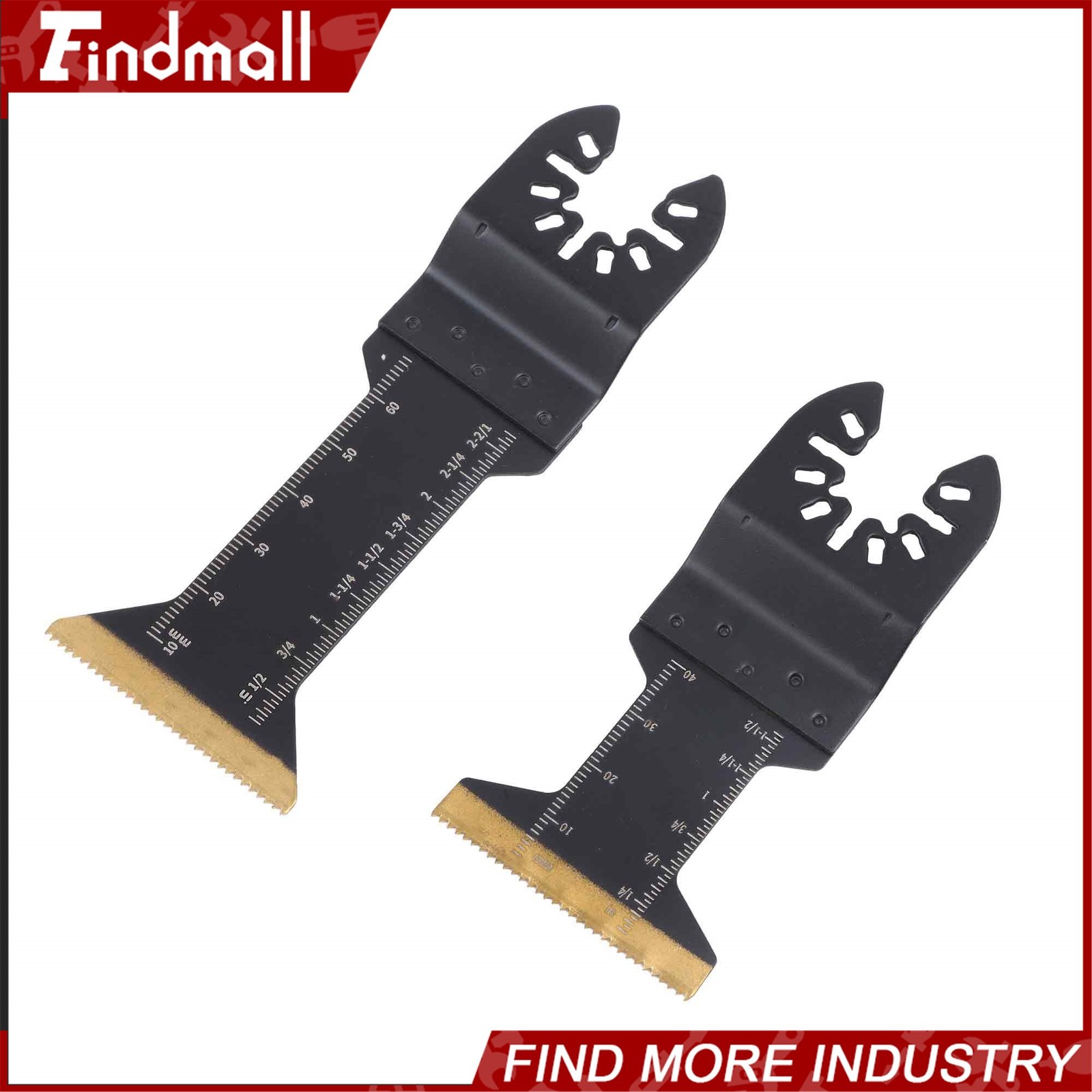 Findmall 100 PCS Multitool Blades Kit Japanese Tooth Oscillating Saw Blades