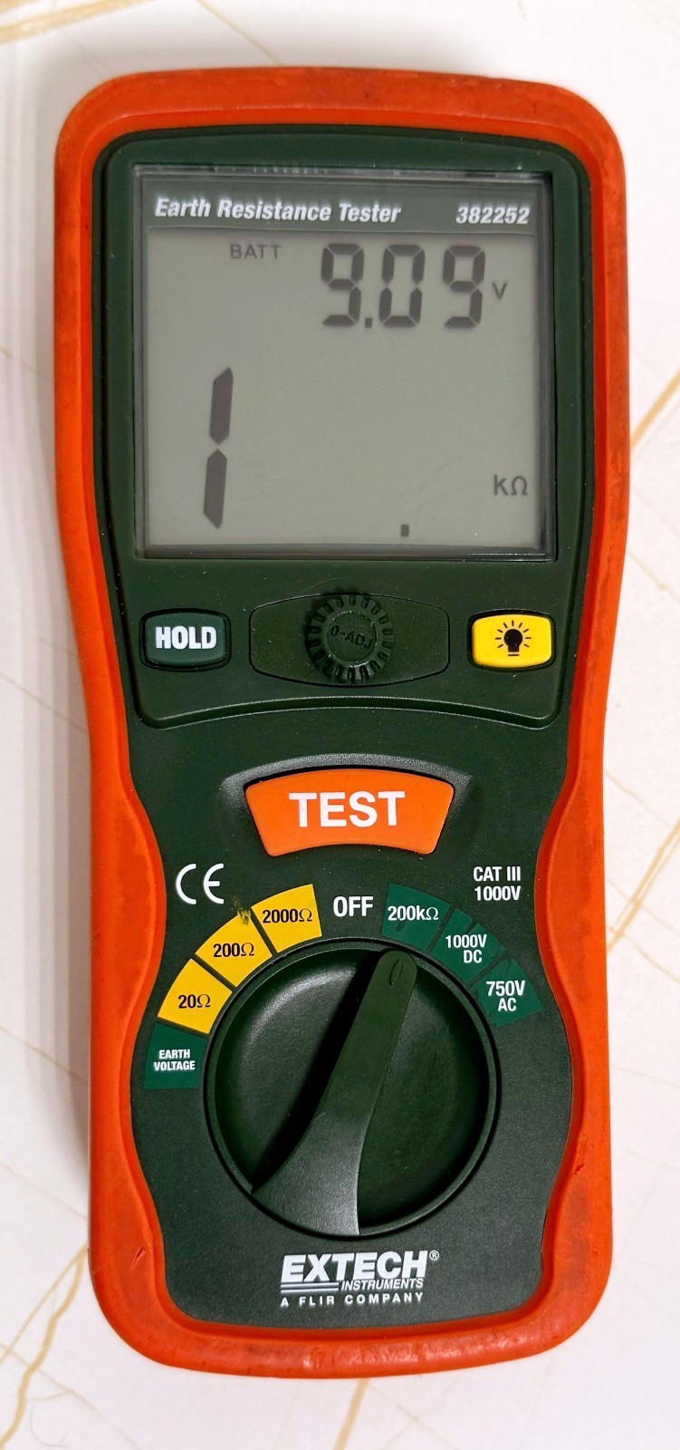 Exteche Earth Resistance Ground Tester