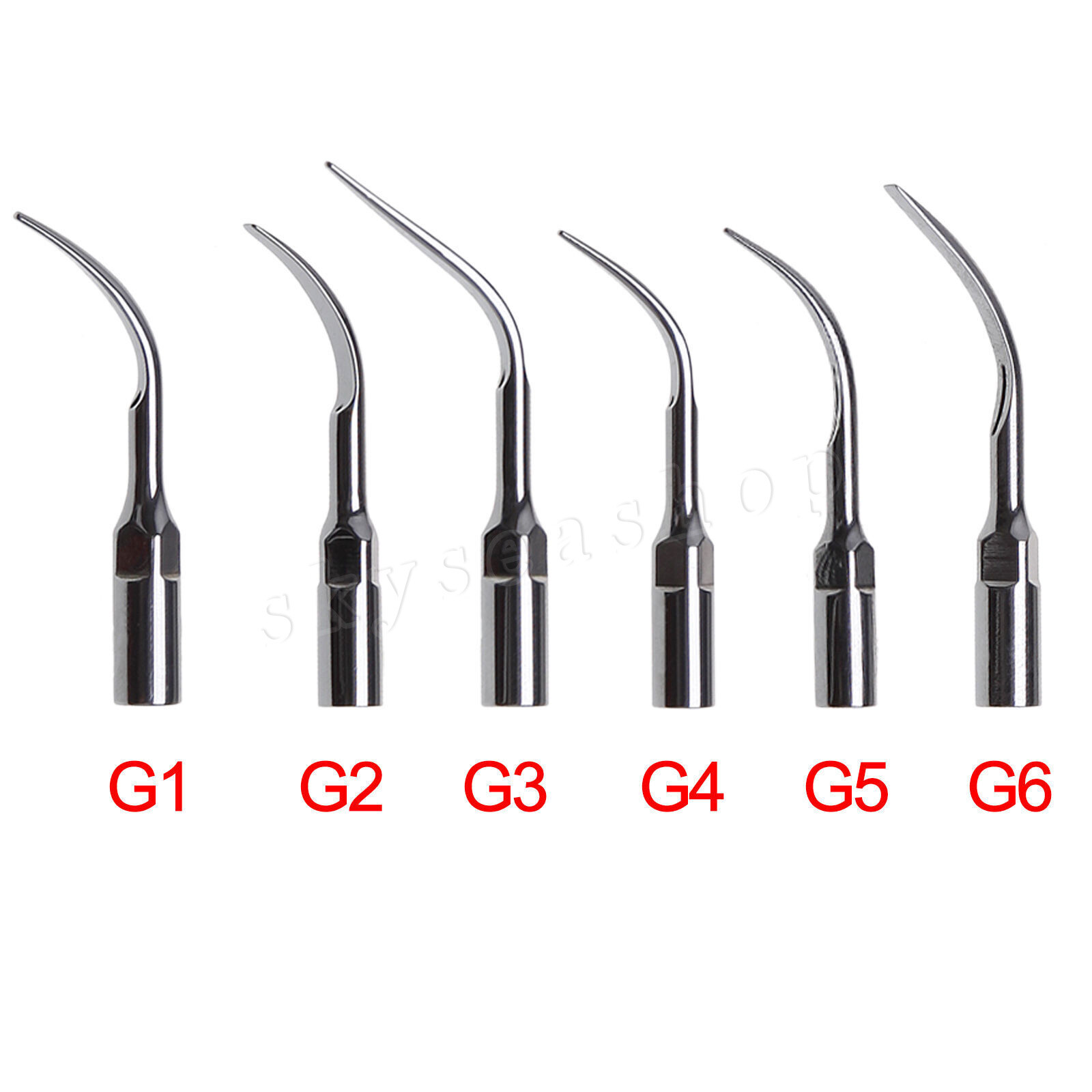 5-10pcs Dental Ultrasonic Piezo Scaler Scaling Tips fit EMS Woodpecker Handpiece
