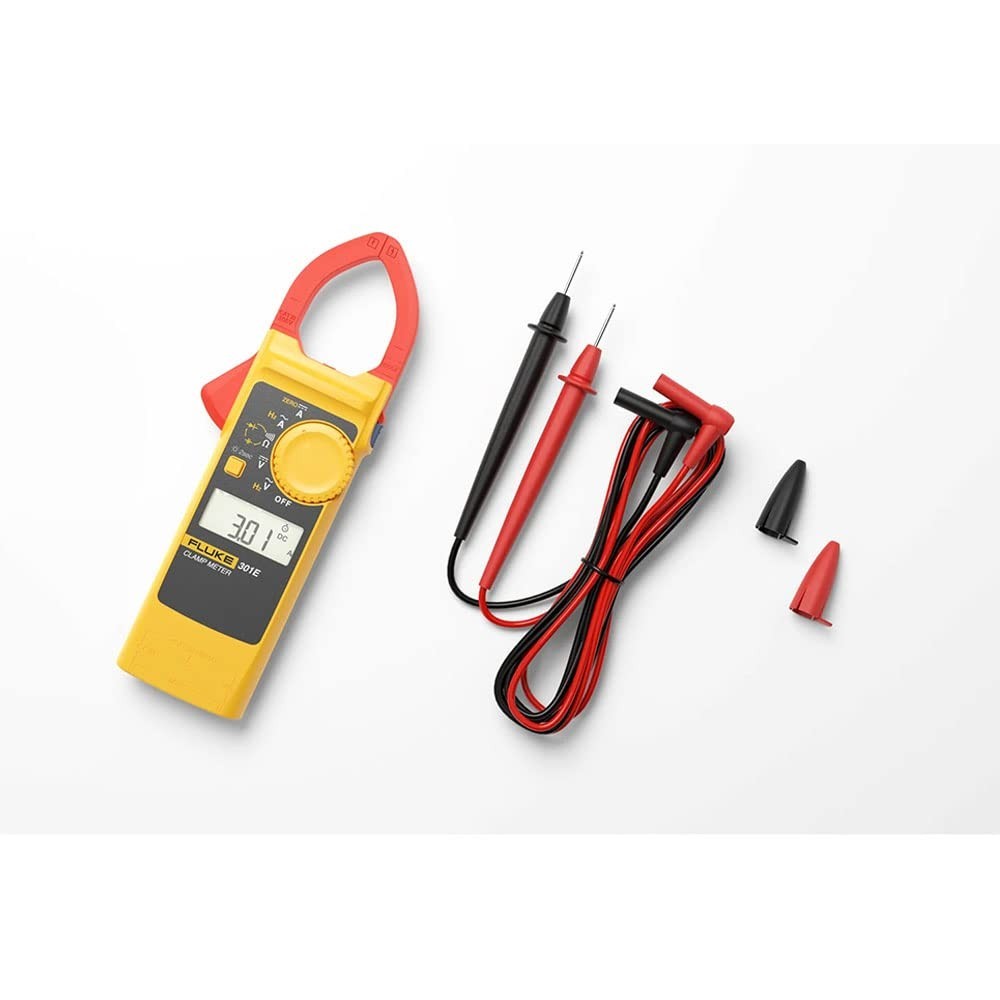 Fluke 301E AC/DC Clamp Meter 1000A AC/DC Voltage 600V Backlight Resistance NEW