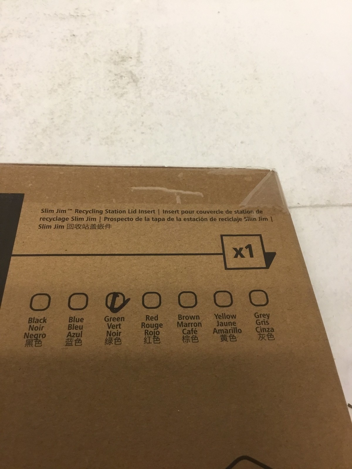 NEW Rubbermaid Slim Jim Recycling Station 23 Gallon NWL00633112, FREE SHIPPING