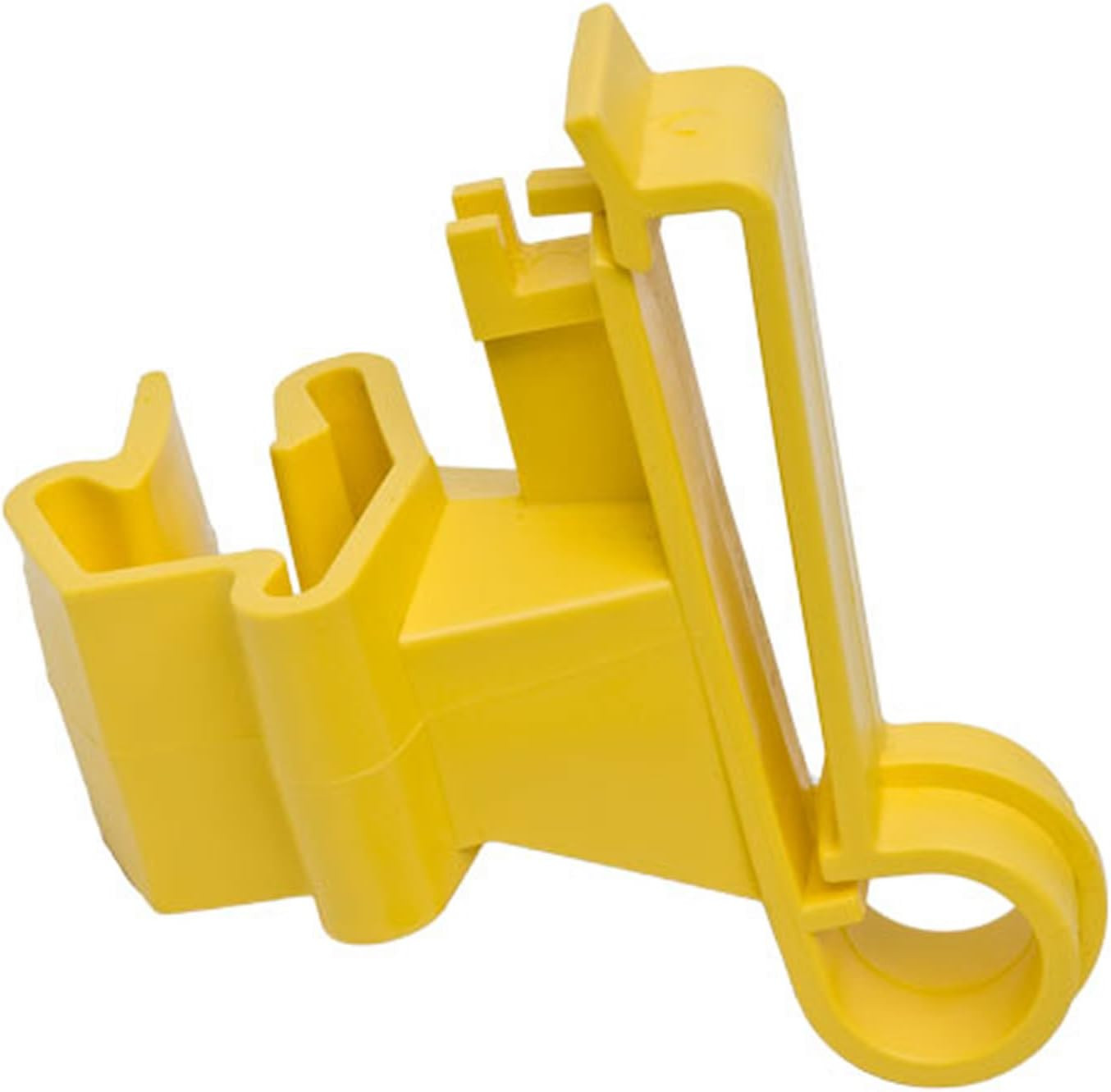 Zareba T-Post Poly Tape Insulator for Electric Fences – 25 Pack – ITTY-Z, Yellow
