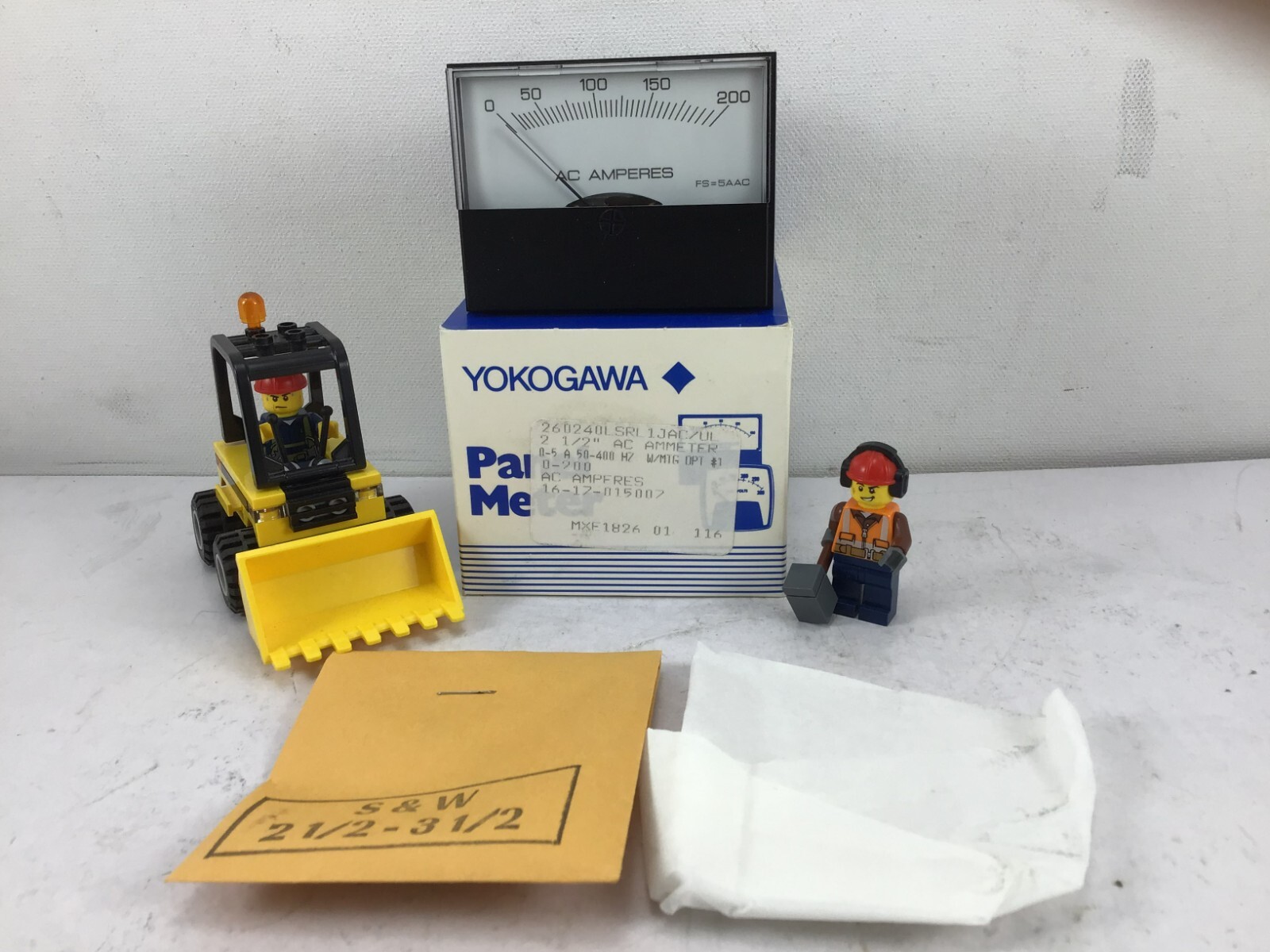 260240LSRL1JAC/UL – YOKOGAWA -0-200 – AC AMPS – PANEL METER – 16-17-015007 – NOS