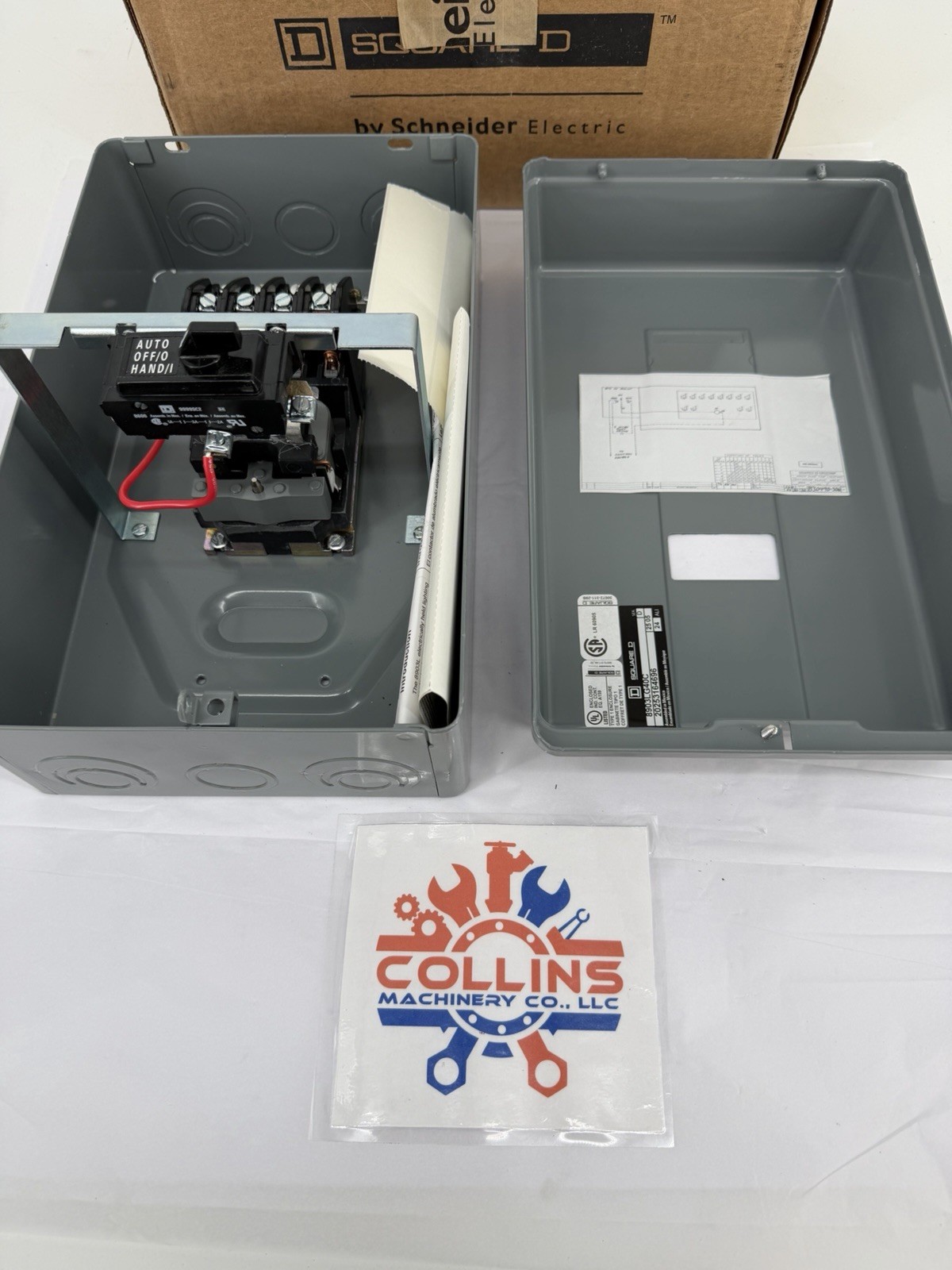 Square D 8903LG40V02C Multi-Pole Lighting Contactor, Electrically Held, 4P, 4NO