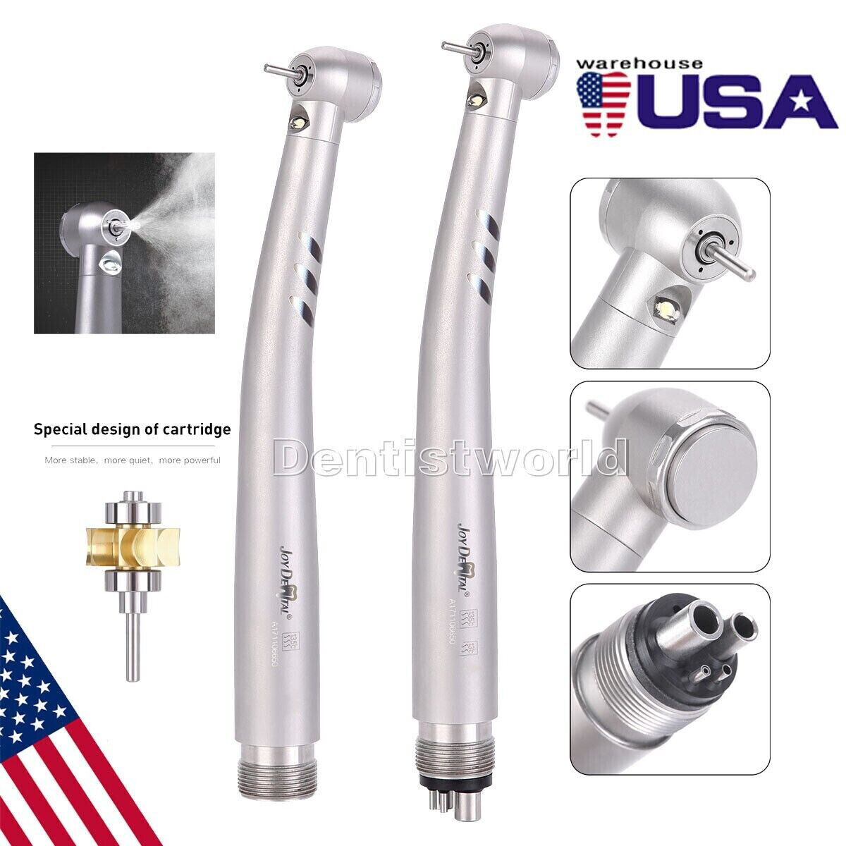 Dental E-generator LED High Speed Ceramic Torque Head Handpiece 2Hole /4Hole