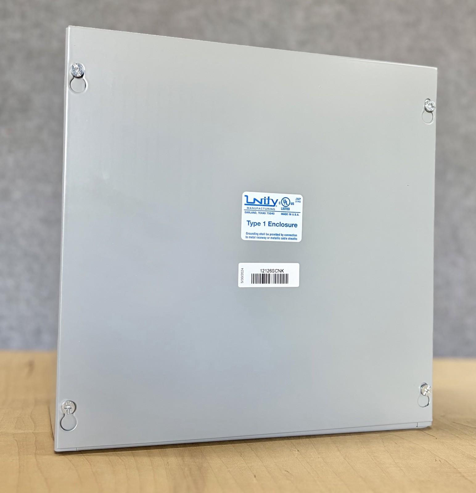 Unity Type 1 Electrical Enclosure 12x12x6 Steel Control Box UL Listed 12″ x 12″