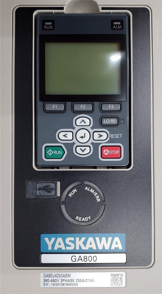 GA80U4250ABM Yaskawa AC Drives GA800 Series 150HP 200HP 480V 216A CT OP