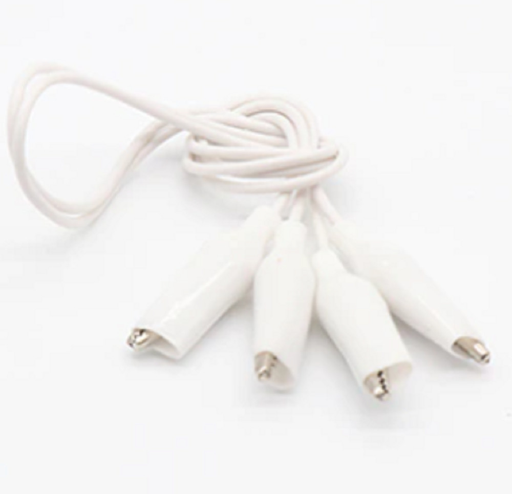 Double-Ended Alligator Crocodile Clip Test Jumper Wire Cable Lead Set 10 Pcs.