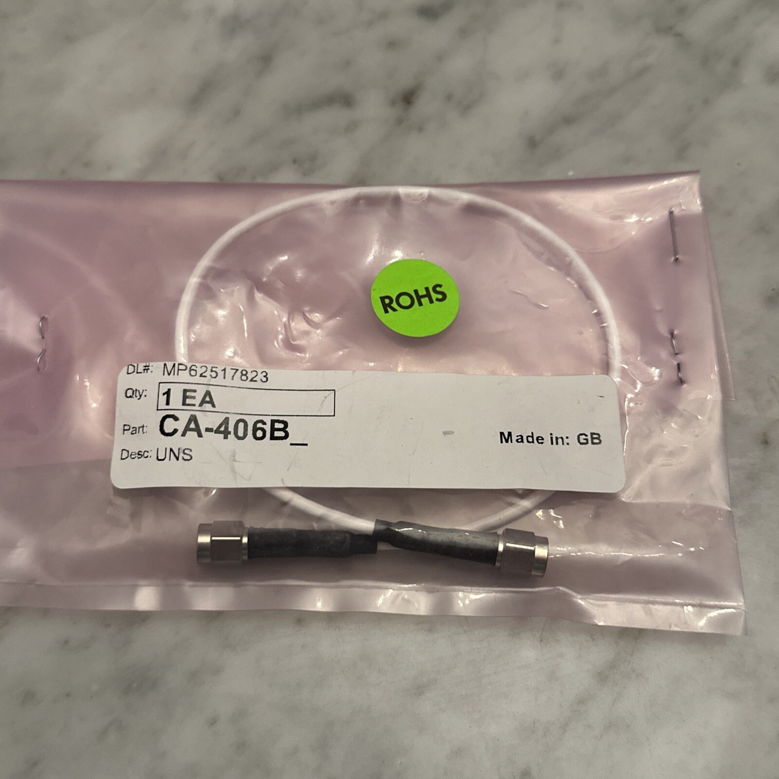 Keithley CA-406B SMA 13” SMA-SMA Male 50 Ω : 3 GHz
