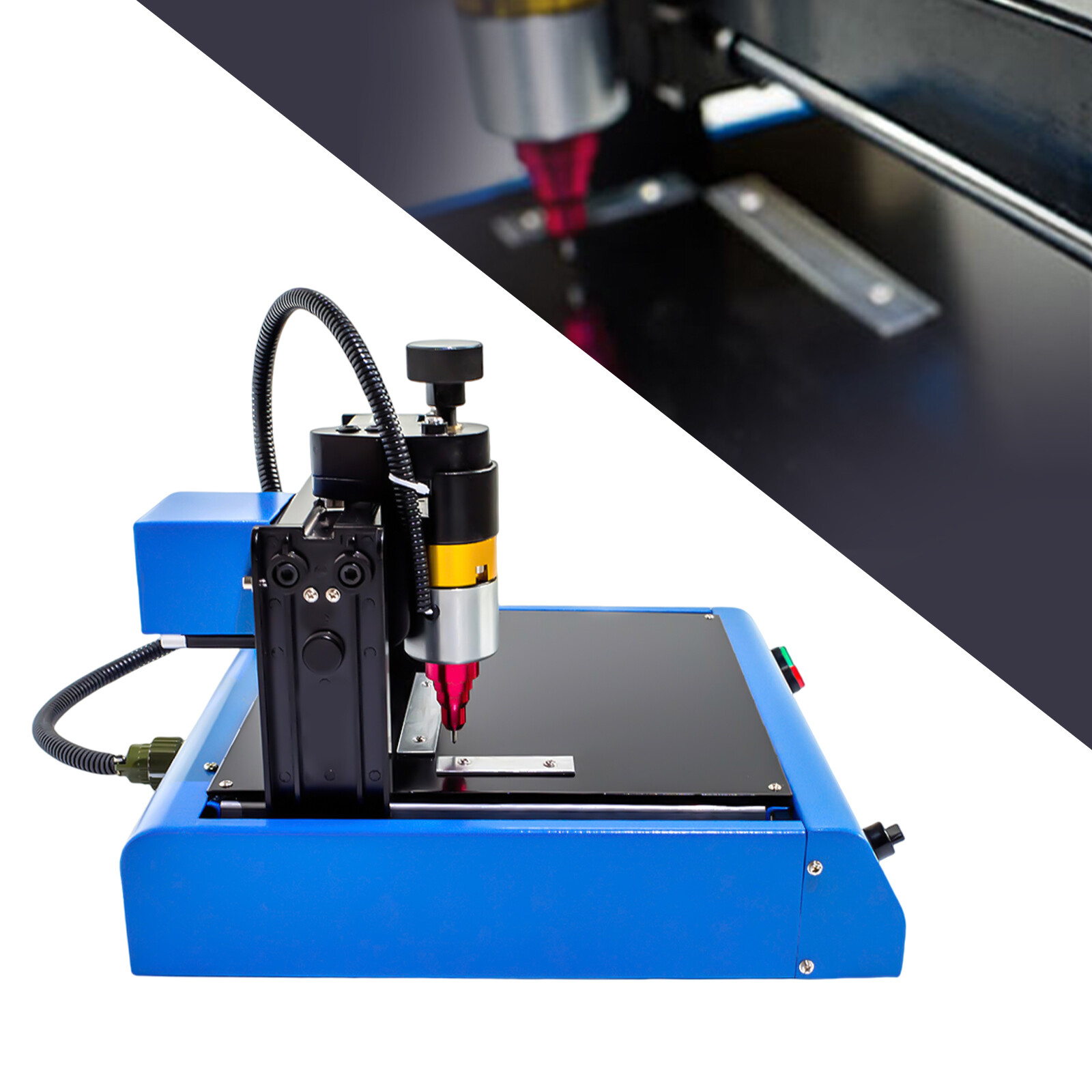 110V Electric Metal Marking Machine Dot Peen 200x150mm For Number Letter Label