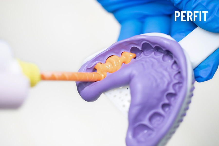 PERFIT Dental VPS PVS Impression Material Putty + Light Body Fast / Normal Set