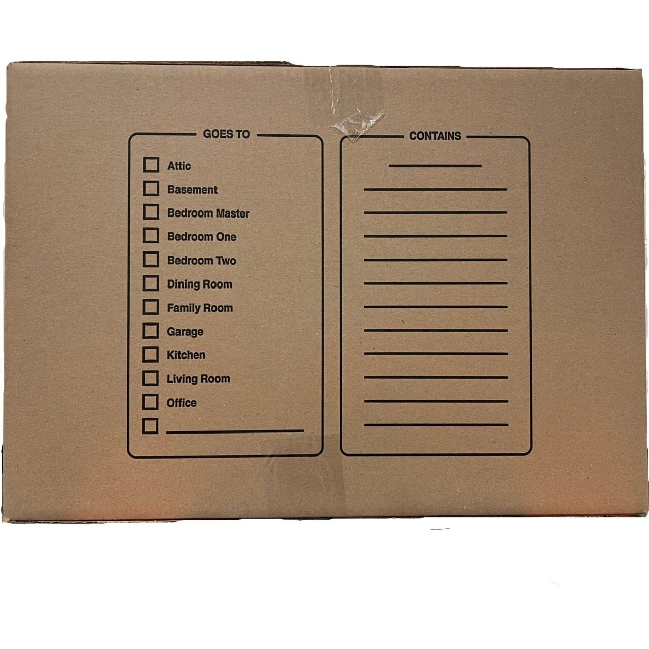 100 – Pack Small Cardboard Moving Boxes 16x10x10 32 ECT With Handles