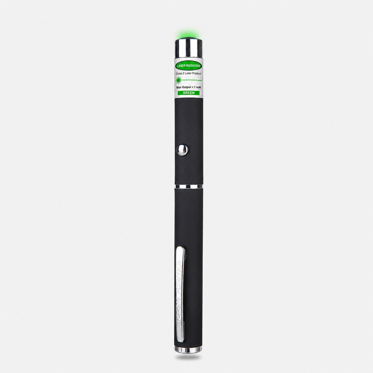 3 Pack Class II Presentation Laser Pointer Pens Red Green Violet 1mW AAA