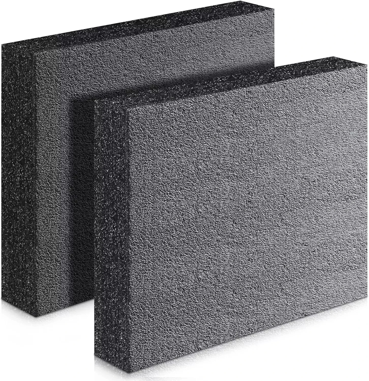 12″ x 14″ x 2-3/16″, 2 Pk High Density Polyurethane Foam for Packing and Crafts