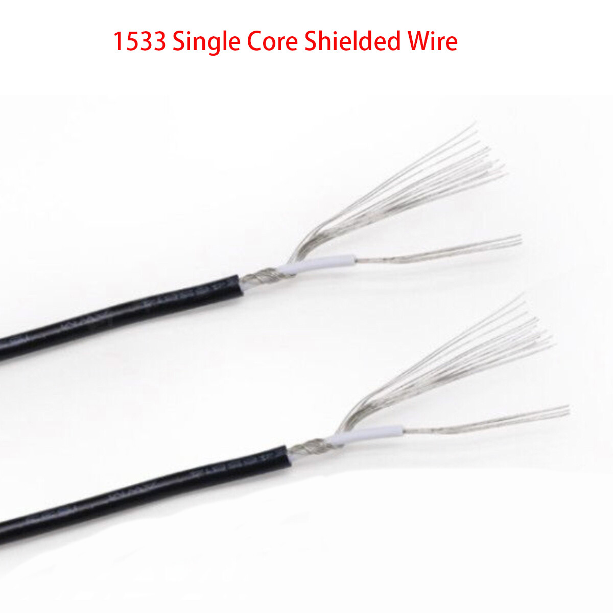 1533 Single Core Shielded Wire 32-24AWG Tinned Copper Wire Shielded Signal Wire