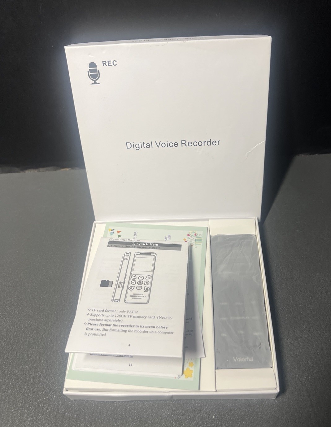 144GB Digital Voice Recorder with Playback, Volorful 1536Kbps Audio Recorder …
