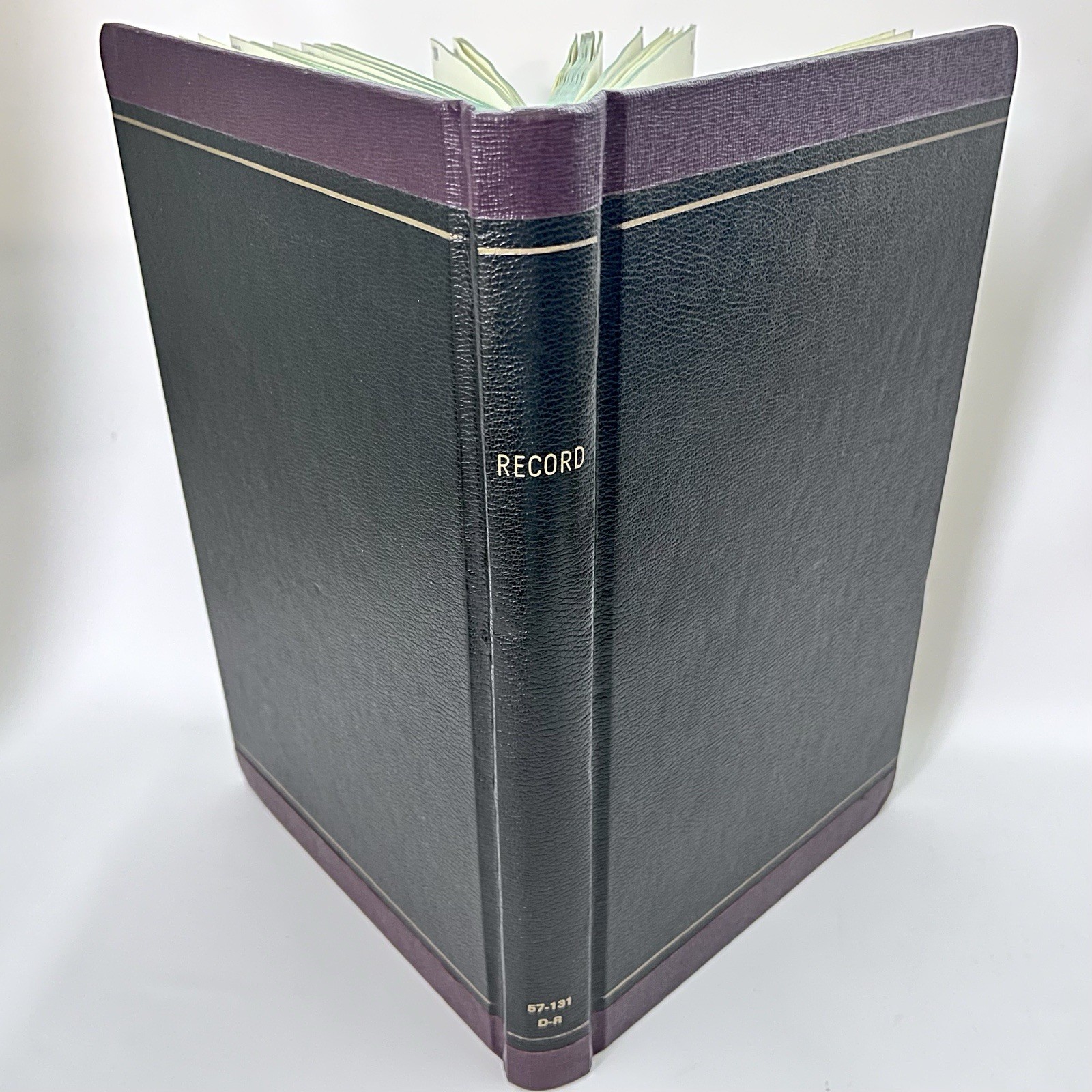 Vintage National Blank Book Company Record Account Ledger Book 300 Pages