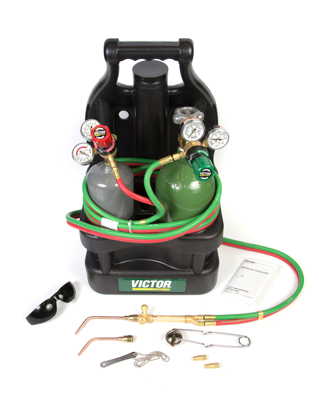 Victor G150 J PT Oxygen/Acetylene Welding Brazing Kit (WITH TANKS) 0384 0946