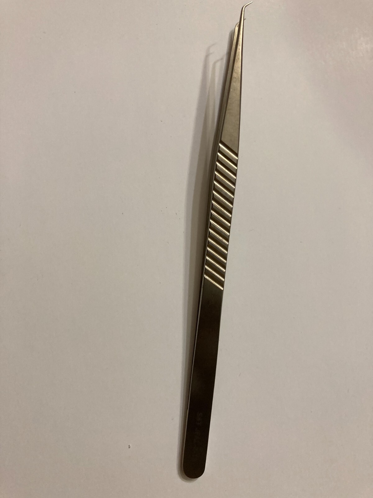 S&T Flat Handle Straight Tip Micro Forceps Instrument JFAL-3-18
